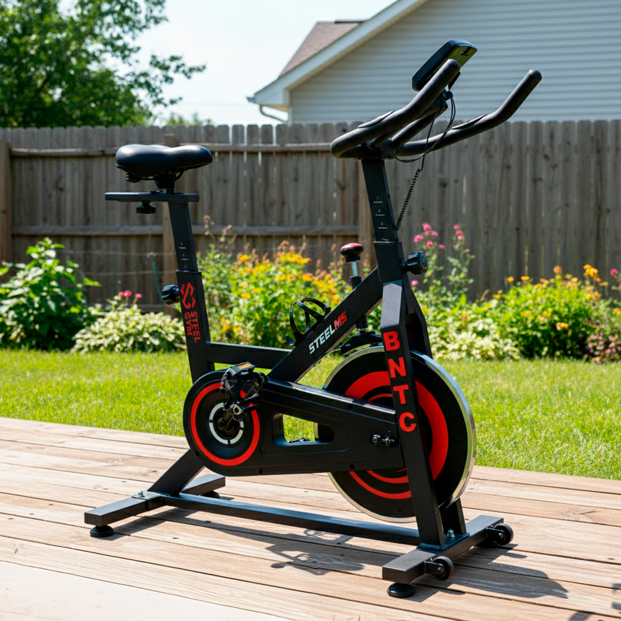 Bike Ergométrica Spin Steel M5 Smart Bluetooth