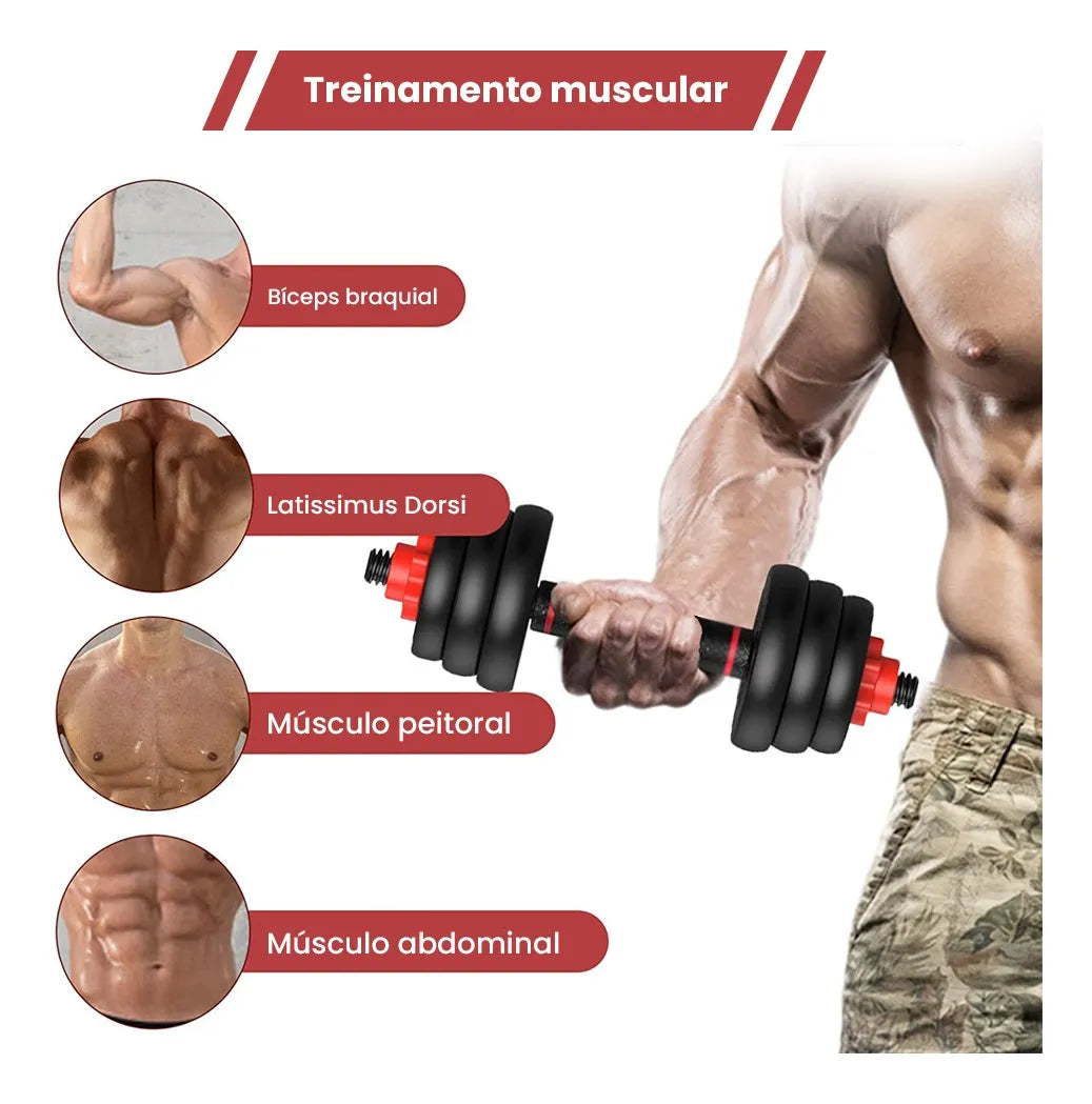 Kit Musculação Funcional 40KG